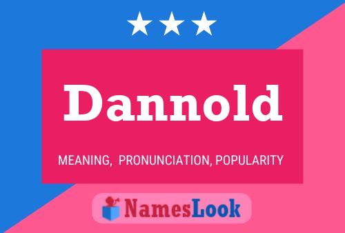 Dannold Name Poster