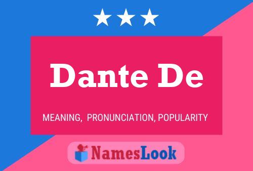 Dante De Name Poster