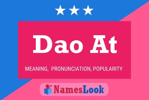 Dao At Name Poster