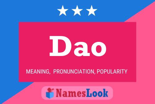 Dao Name Poster