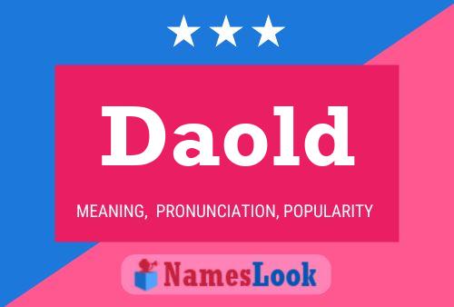 Daold Name Poster