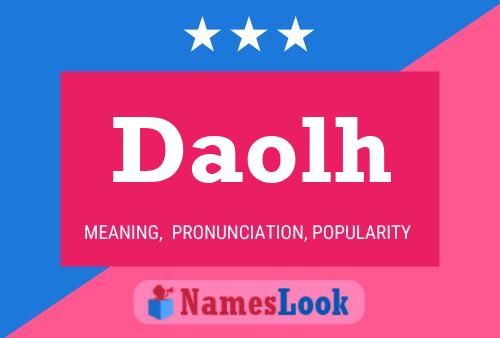 Daolh Name Poster