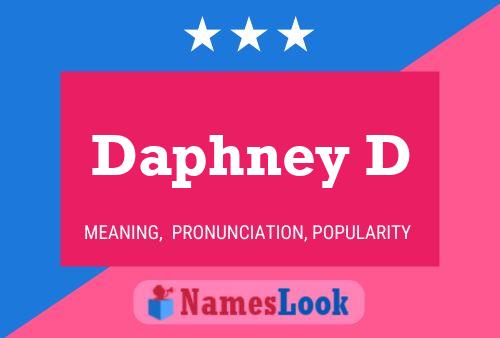 Daphney D Name Poster