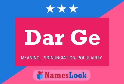 Dar Ge Name Poster