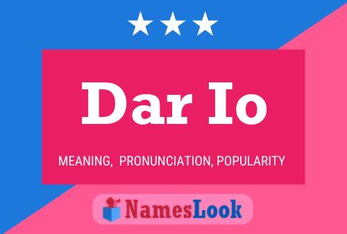 Dar Io Name Poster