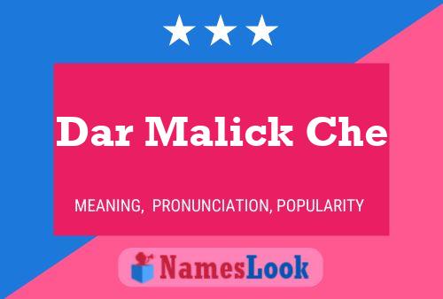 Dar Malick Che Name Poster