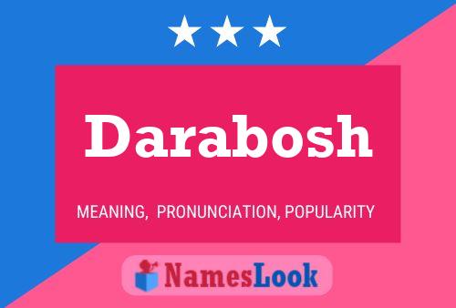 Darabosh Name Poster