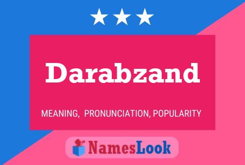 Darabzand Name Poster