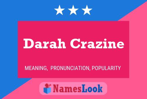 Darah Crazine Name Poster