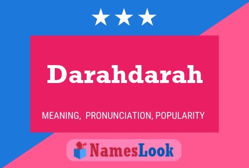 Darahdarah Name Poster