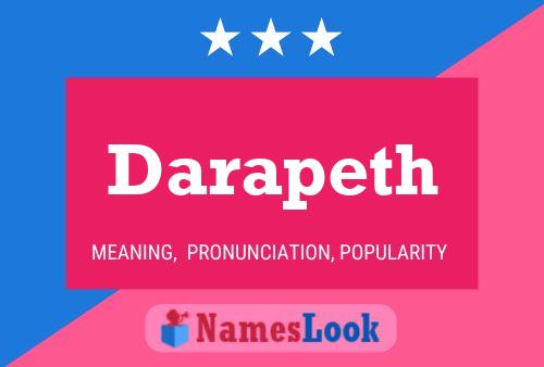 Darapeth Name Poster