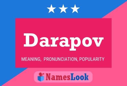 Darapov Name Poster