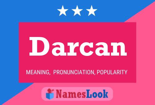 Darcan Name Poster