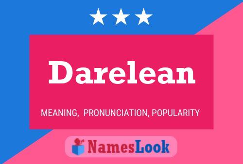 Darelean Name Poster