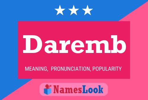 Daremb Name Poster