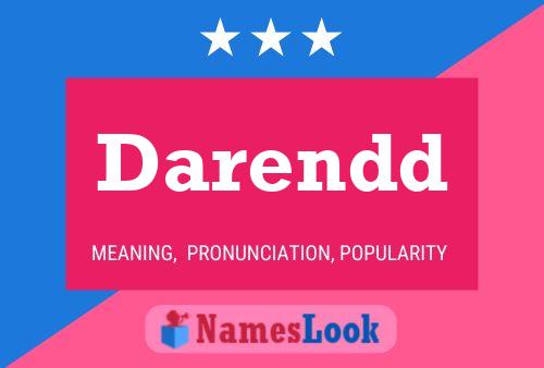 Darendd Name Poster