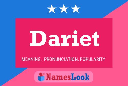 Dariet Name Poster