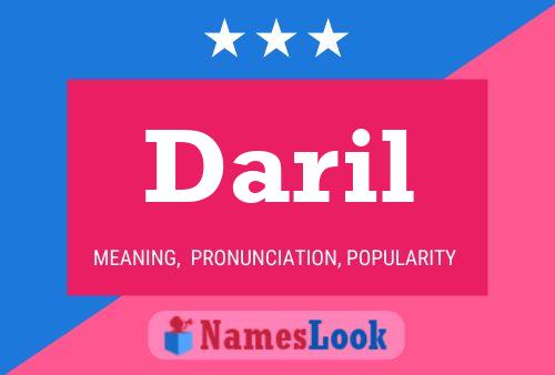 Daril Name Poster