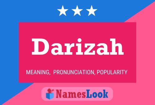 Darizah Name Poster