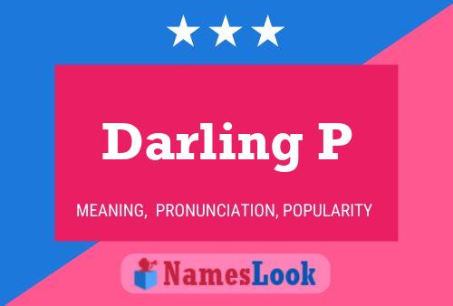 Darling P Name Poster