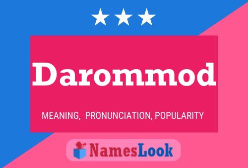 Darommod Name Poster