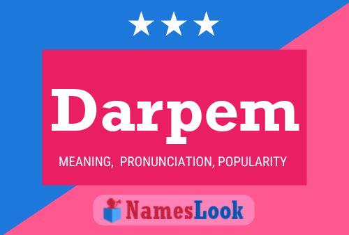 Darpem Name Poster