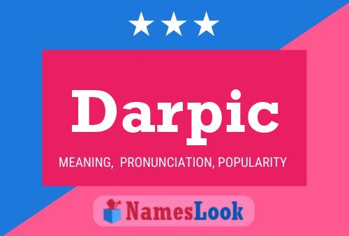 Darpic Name Poster