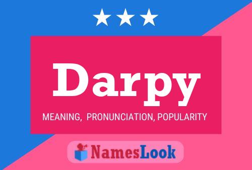 Darpy Name Poster