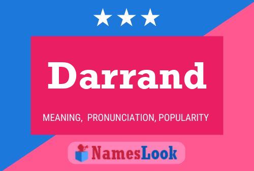 Darrand Name Poster