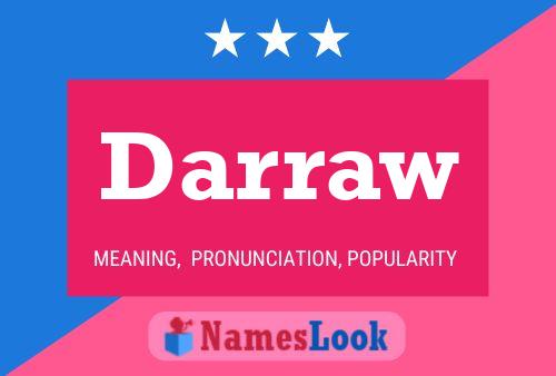 Darraw Name Poster