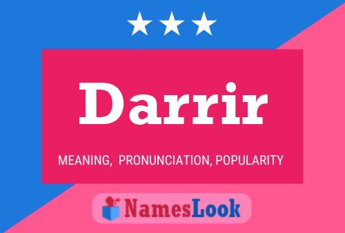 Darrir Name Poster