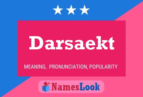 Darsaekt Name Poster