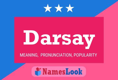 Darsay Name Poster