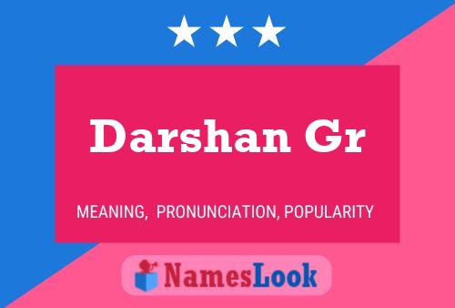 Darshan Gr Name Poster