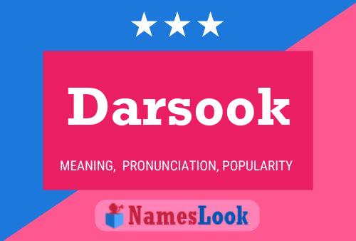 Darsook Name Poster