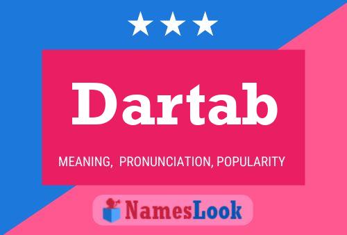 Dartab Name Poster