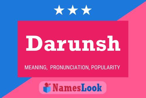 Darunsh Name Poster