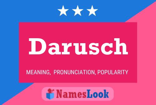 Darusch Name Poster