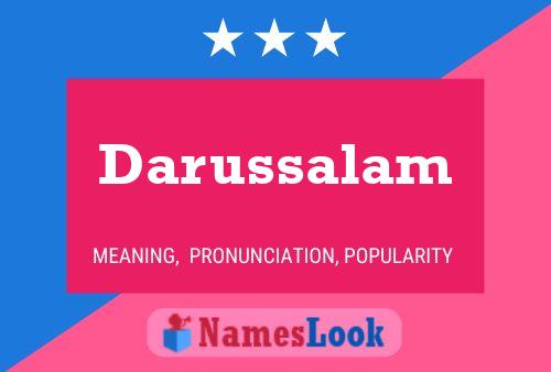 Darussalam Name Poster