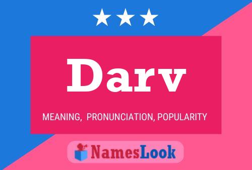 Darv Name Poster