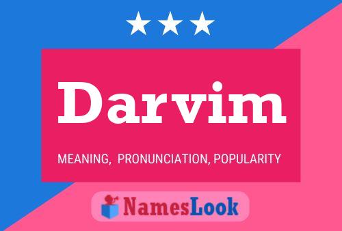 Darvim Name Poster