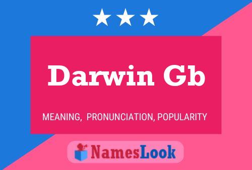 Darwin Gb Name Poster