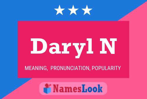 Daryl N Name Poster