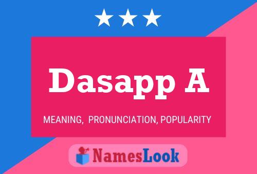 Dasapp A Name Poster