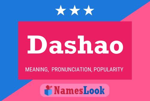 Dashao Name Poster