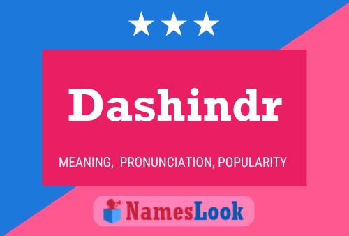 Dashindr Name Poster