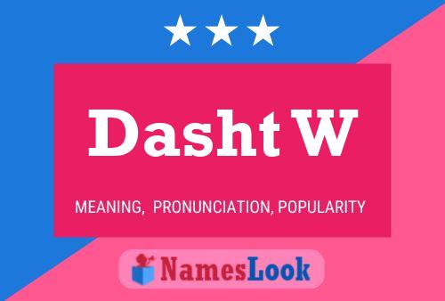 Dasht W Name Poster