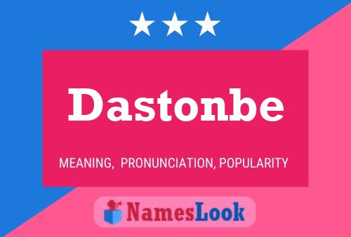 Dastonbe Name Poster