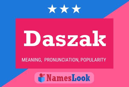 Daszak Name Poster