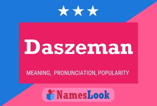 Daszeman Name Poster